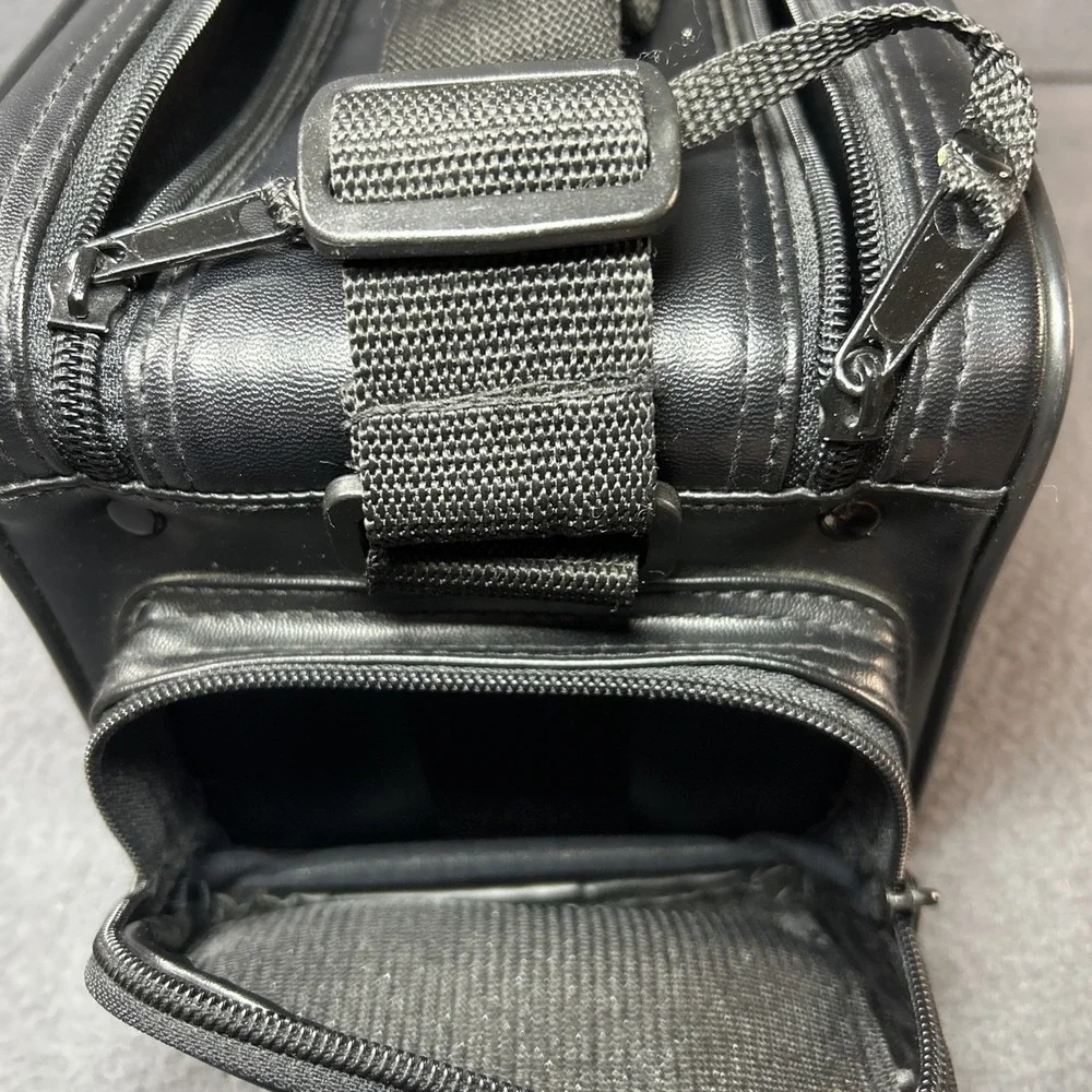 Vintage Black Rayovac‎ Camcorder Leather Carry Case Bag Accessory